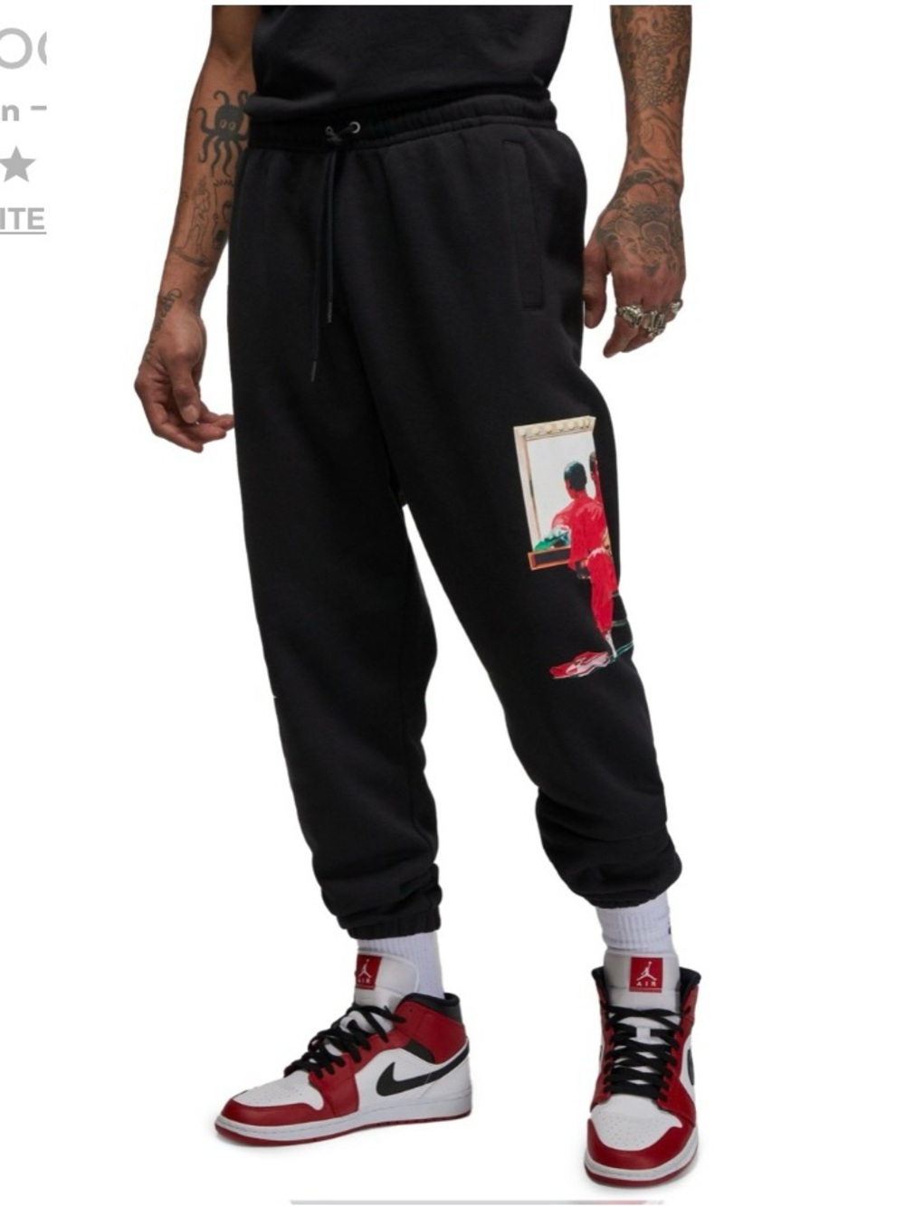 Nike Jordan Artist Series by Jacob Rochester Fleece Pants (DV1601-010) Men’s XL